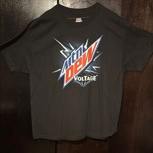 Hanes Black Mountain Dew Voltage Tee